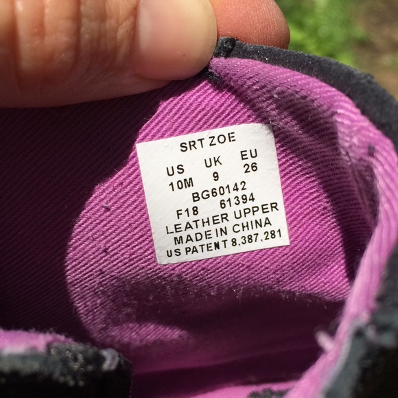 Stride Rite Glitter Suede Ankle Boot 10 - Picture 8 of 8